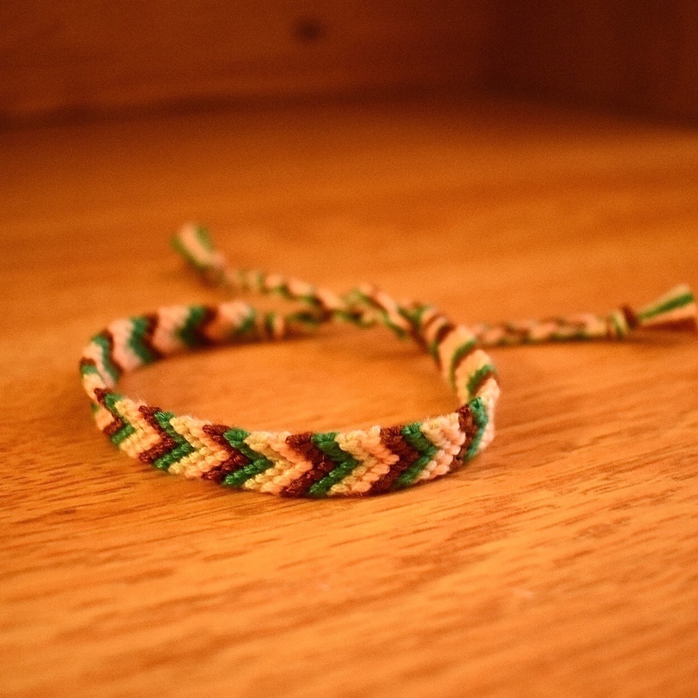 Bright Forest Woven Bracelet